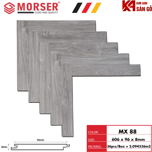 Sàn Gỗ Xương Cá Morser 8mm MX-88